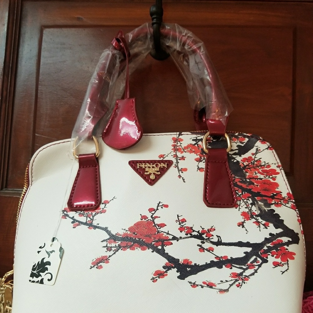 Cherry blossom handbag
